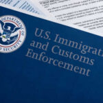 US Immigration and Customs Enforcement document folder