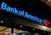 U.S. Bank in Paris: Scene of Foiled Terror Plot Bank of America sign on building exterior at night