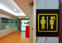 UK’s Bold Stand: Gender Law Overhauled! Restroom sign with male and female symbols