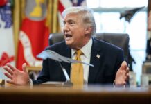 Trump’s NO MORE MR. NICE GUY Stance on Iran Donald Trump speaking animatedly in the Oval Office