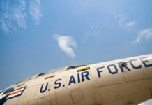 Pentagon’s Drone Gamble Goes Dark U.S. Air Force aircraft under a clear sky.
