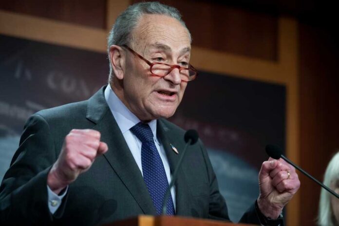 Washington,,Dc,Us,-,Mar,9,,2023:,Us,Senate,Majority A politician delivering a passionate speech at a podium