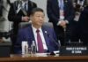 China–North Korea Alliance Deepens Under Xi Map of Asia highlighting China with a red location pin