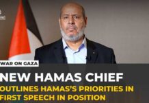 New Hamas leader Khalil al-Hayya outlines priorities in first statement since taking office