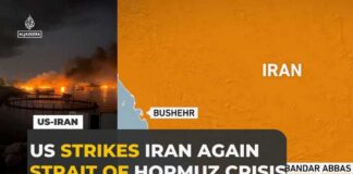 US strikes southern Iran as tensions rise over Strait of Hormuz and regional attacks
