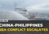 South China Sea Standoff Explodes China and Philippines coast guard clash: Ships collide, water cannon fired in south China sea