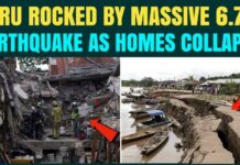 Midday Shockwave Rocks Southern Peru Peru Earthquake BREAKING: 6.7 M Quake Rocks Andes, Injuring Two And Damaging Homes, Schools