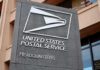 USPS Ballot Portal Sparks Legal Firestorm USPS headquarters sign on building exterior
