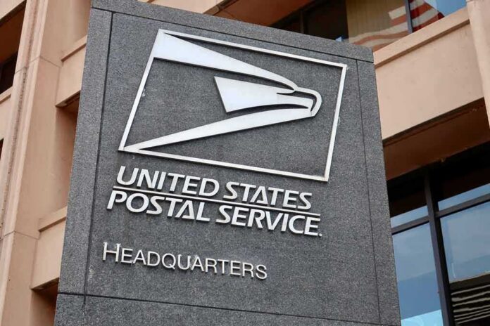 shutterstock_1407340067 USPS headquarters sign on building exterior