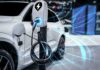 Brazil-Built BYD Shocks U.S. Auto Politics Electric car charging at a station