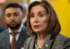 Weaponized Justice? Pelosi Torches Blanche Vote woman speaking at event with blurred attendees behind