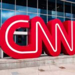 Viewpoint Vengeance? CNN Locked Out CNN red logo sculpture outside a modern glass building