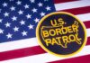Packed Boat – Air Patrol Nabs Mystery Migrant Run U.S. Border Patrol emblem on American flag