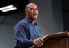 Boat Killings Uproar — Jeffries Turns The Screws Man speaking at a podium