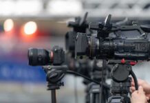 South China Sea Standoff Explodes Professional video cameras on tripods