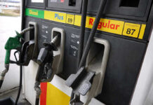 Red Diesel Hits Highways – Tax Bill Vanishes Gas station pumps for diesel, plus, and regular fuel.