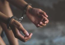 hands in handcuffs