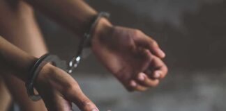 hands in handcuffs