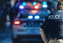 Hate-Fueled Rampage: Drive-By Hunt Targets Muslims, Africans police officer in vest near patrol car with flashing lights