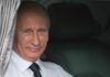 Putin Flinches: Humanitarian Release – Or Hidden Deal? Vladimir Putin smiling in a car window