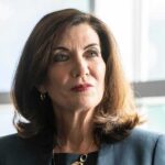 Power Grab? Hochul Sidelines Local DA Kathy Hochul in a close-up portrait indoors
